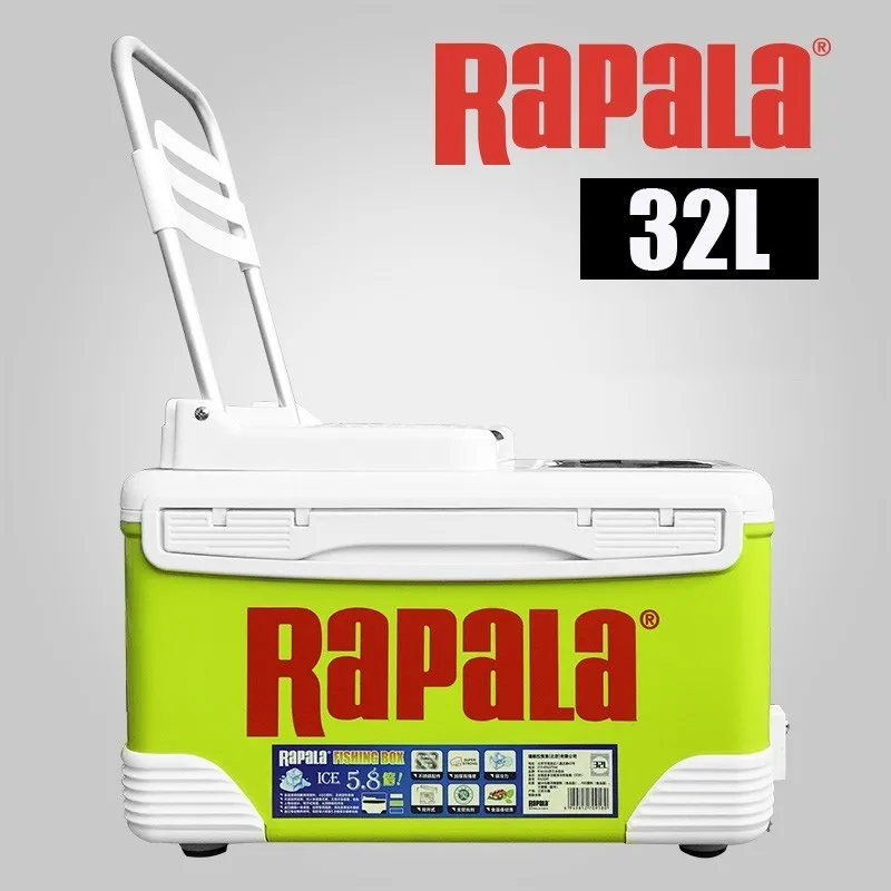 

RAPALA 32L Multi-function Portable fishing box insulated cooler with handle four-foot fold chair Fishing tool