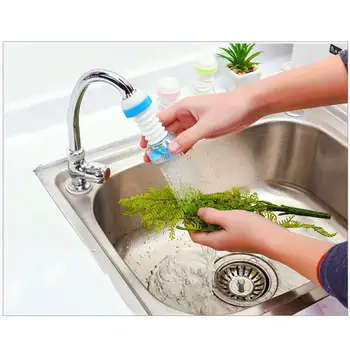 

1Pcs Home Kitchen Faucet Filter Splash Head Extension Extender Swivel Tap Water Filter Shower Saver Filter Shower Water Saving
