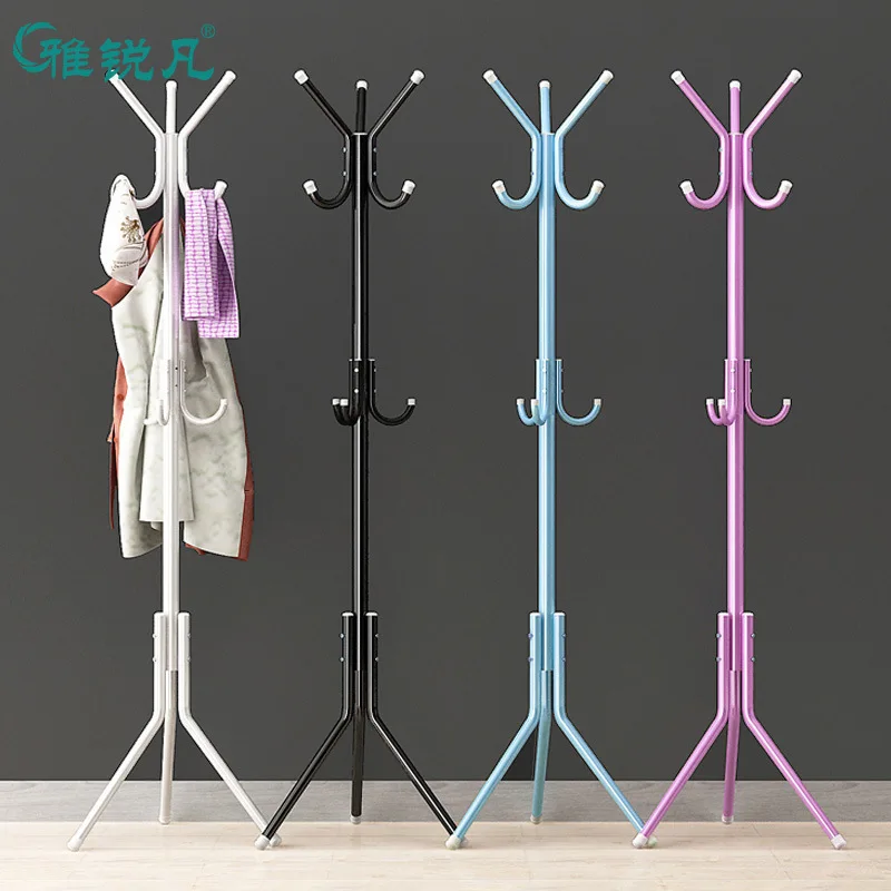 Iron Coat Rack More Function Colour Fashion Clothes Hanger Originality Clothes Frame To Ground
