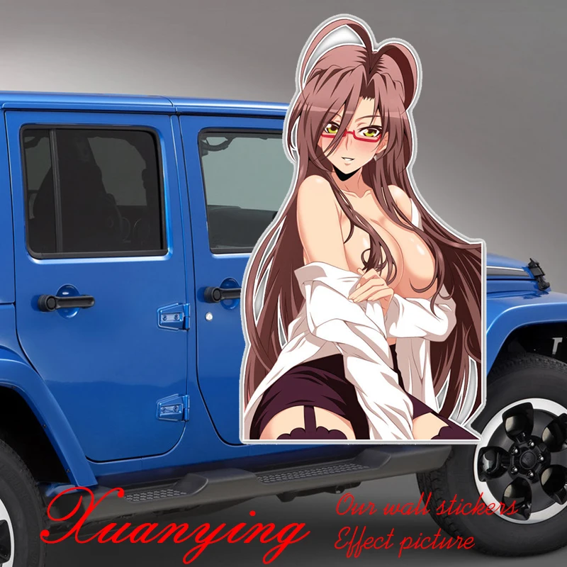3D автомобиля Стикеры s Shinmai Maou No Testament Нарусэ Mio аниме Автомобильная переводная