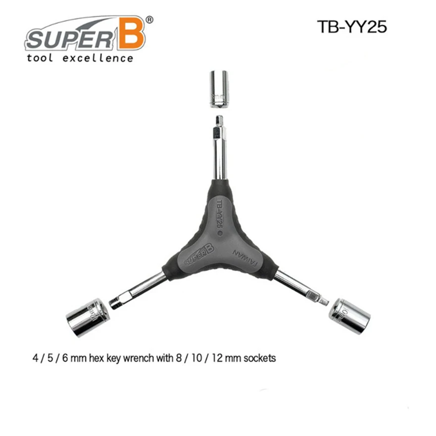 Супер B TB YY05/YY10/YY15/YY20/YY25/YY30 торцевой ключ &quotY&quot для велосипеда шестигранный Ключи
