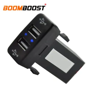 

Hot for Suzuki ABS 12V 2.1A Dual USB Car Charger Socket Dashboard Phone Charger Interface Socket Car Charger