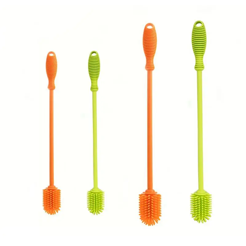 

1 Pc Multifunctional Silicone Long Handle Baby Infant Feeding Bottle Cleaning Brush Deep Cups Cleaning Brushes Home Products