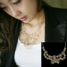 Эстетическое Камелия Романтические цветы для женщин Подвеска Шарм Мода чокер 1 шт. ключицы цепи помолвки свадьба