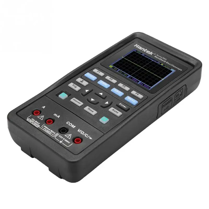 Цифровой осциллограф Hantek 2D72/2D42 70 МГц/40 МГц 2CH + мультиметр генератор сигналов 25 м