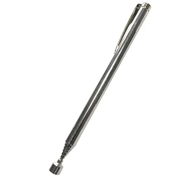 

1 Pcs Pick Up Tool Stainless Steel Stick Handheld Tool Portable Chrome-Plated Screws Picking Magnetic Extendible Rod Telescopic