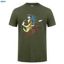 GILDAN Stevie Ray Vaughan Double Trouble T-Shirt Men and men SRV 1989 In Step Tee size S~XXXL gc custom shop masterbuilt stevie ray vaughan srv lenny tribute electric guitar