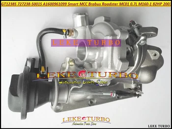 

GT1238S 727238 727238-5001S 727238-1ZD A1600961099 Turbo Turbocharger For Smart MCC Brabus ROADSTER MC01 2003- 0.7L M160-1 82HP