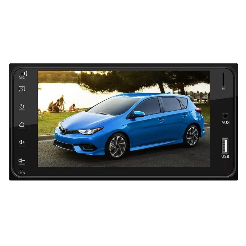 

7Inch Touch Car Stereo MP5 Player FM Radio AUX USB BT Head Unit for Corolla Support Driving DVR Recorder Video Display