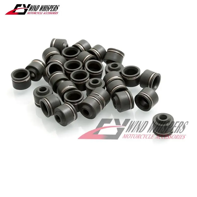 

16PCS 3.0/3.5/5.0mm Motorcycle Spiracle Valve Stem Oil Seal For Honda CB 400 CB400 CB-1 CBR 400 CBR400RR Bandit 400 XJR400 Steed