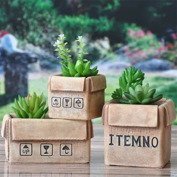 

Creative Mini Fleshy Flower Pot Bonsai Plant Home Office Decor Planter Garden Supplies Desktop Decoration