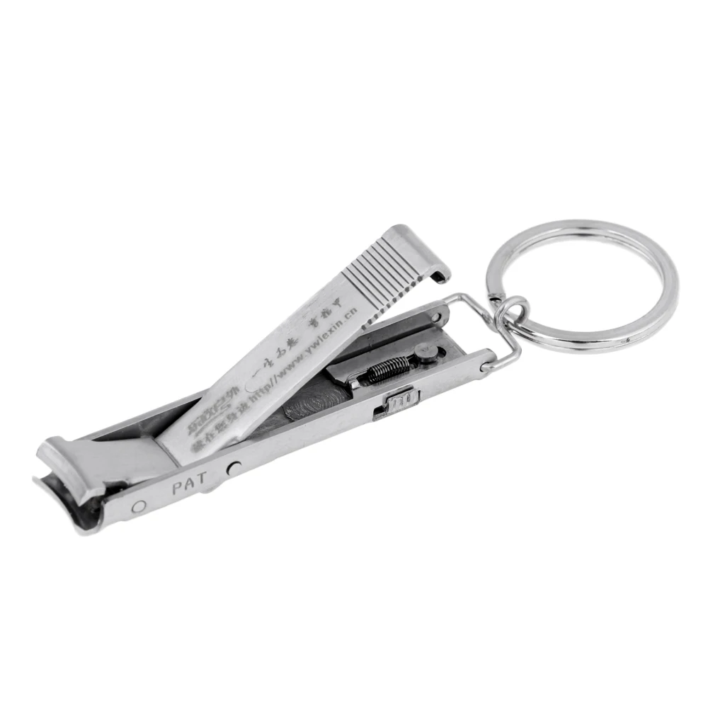

Stainless Steel Mini Nail Scissor Keychain Toenail Fingernail Cutter Clipper For Camping Hiking Backpacking Fishing Traveling