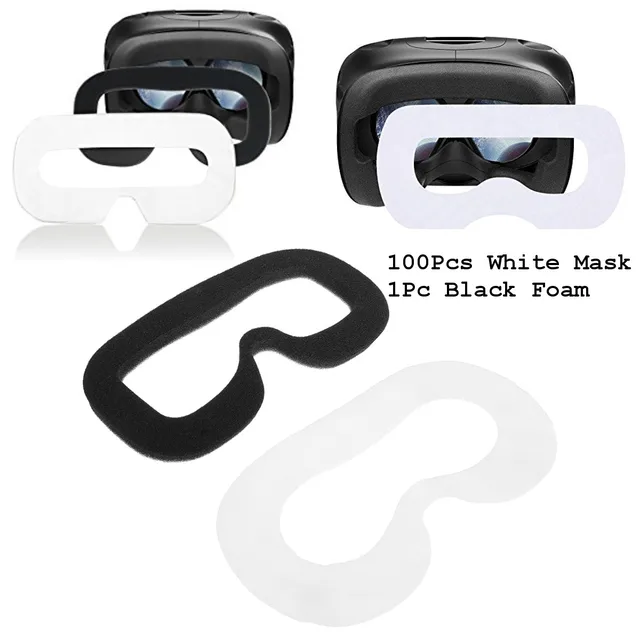 100pcs Disposable Hygiene Eye Face Mask Sponge mat eye Pad face protection masks For Htc Vive