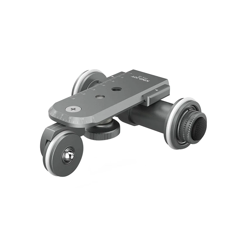 

Kingjoy Ppl-06 Mini Motorized Electric Track Slider Dolly Car 3-Wheel Video Pulley Rolling Skater For Dslr Camera Camcorder