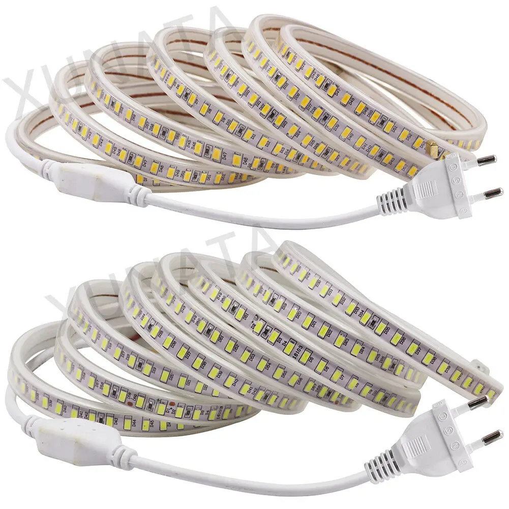 Super bright 120leds/m Dimmable SMD 5730 5630 LED strip 220V flexible
