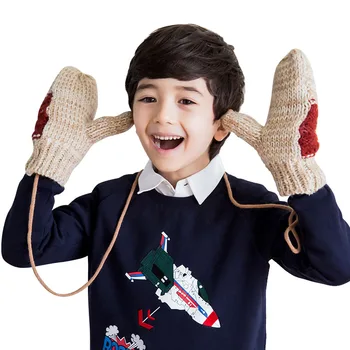 

Kocotree For 3-12 Years Old Autumn Winter Glove 1 Pairs Cute Plaid Boys Girls Children Gloves Gift To Kids Mittens