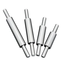 1 шт. нержавеющая сталь помадка Скалка Для Выпечки грубой глины для пиццы паста кухонный ролик антипригарный торт аксессуары