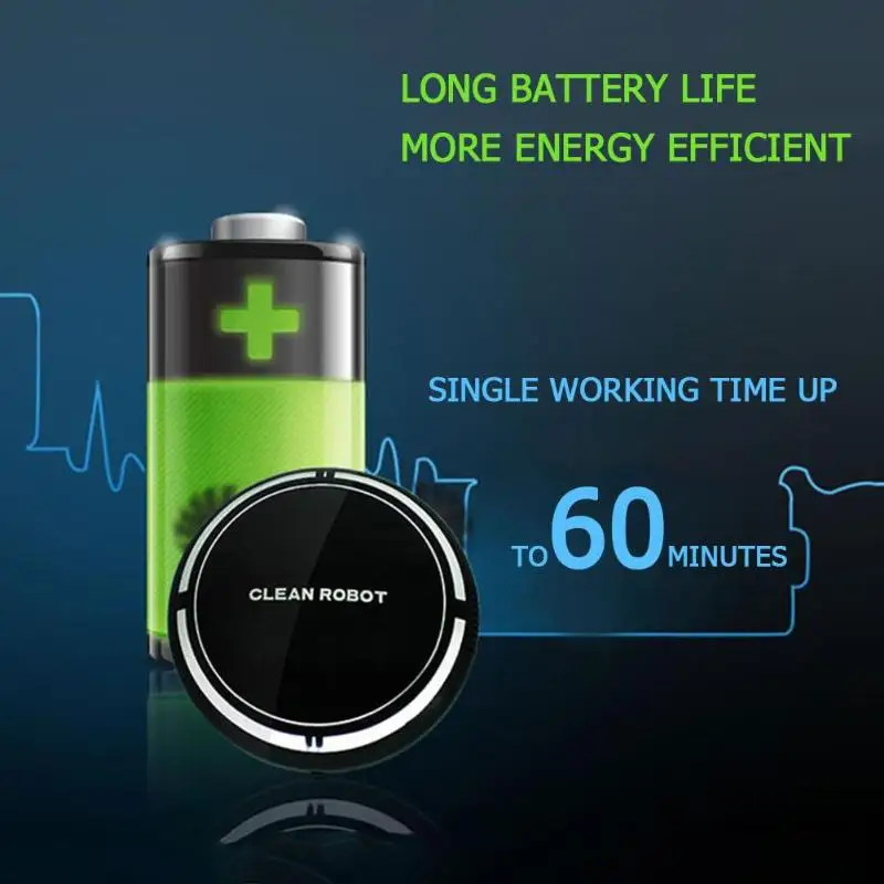 2 In 1 Rechargeable Floor Sweeping Robot Dust Catcher Household Intelligent Induction Floor Sweeping Robot Vacuum Cleaner Mop