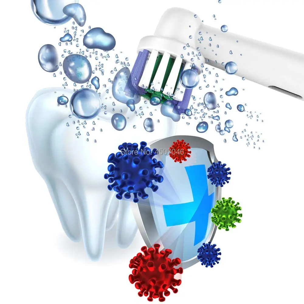 Совместимость с Oral B чувствительной десной уход электрическая зубная щетка