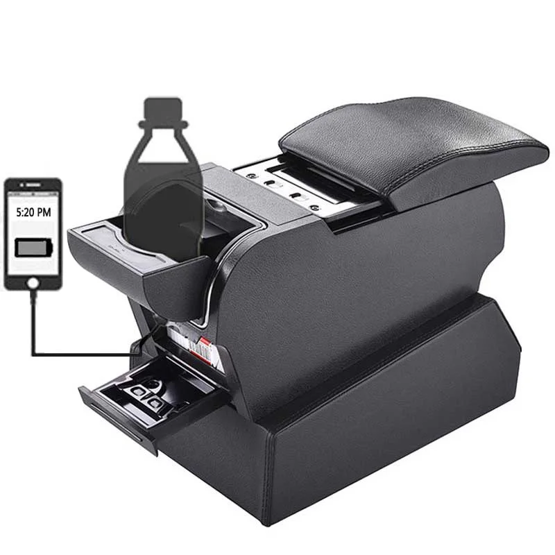 

Automobiles Mouldings Parts Automovil Upgraded Auto Styling Interior Car Arm Rest Car-styling Armrests 17 FOR Skoda Octavia