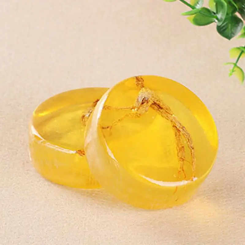 Ginseng Handmade Soap Chinese Herb Honey Kojic Acid Soap Whitening Shrink Pores Body Face Skin Care 5