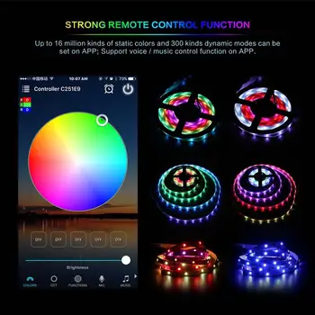 

DC12-28V MINI WIFI RGB/RGBW Music Strip Controller WIFI Controller Led Color Changing Lightsfor Strip Light Hot Sale