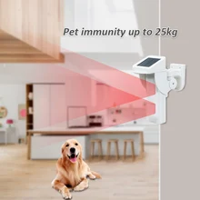 Беспроводной Солнечная приведенная в действие на открытом воздухе IP65 движения Сенсор сигнализации Системы для дома Smart Secirity 433 МГц WI-FI сигнализации G90B инфракрасный детектор