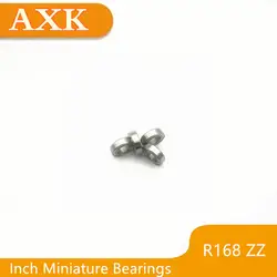 2019 г. Лидер продаж R168zz подшипник Abec-3 (10 шт) 1/4 "x3/8" x1/8 "дюйм, миниатюрный R168 zz, Шариковые подшипники для части модели RC