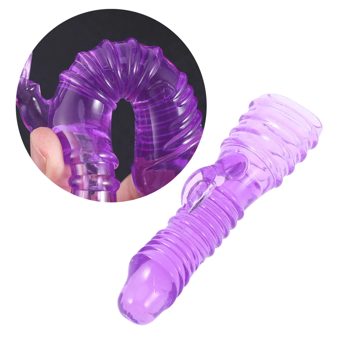 2pcs Finger Sleeve Waterproof Wearable G Spot Clitoral font b Sex b font Stimulator Massager Dildo