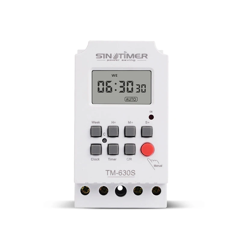 

Sinotimer Seconds Control Timer Switch Large Screen Digital Display Hot Pin Voltage Output Time Controller Tm630S-4 Tm630S