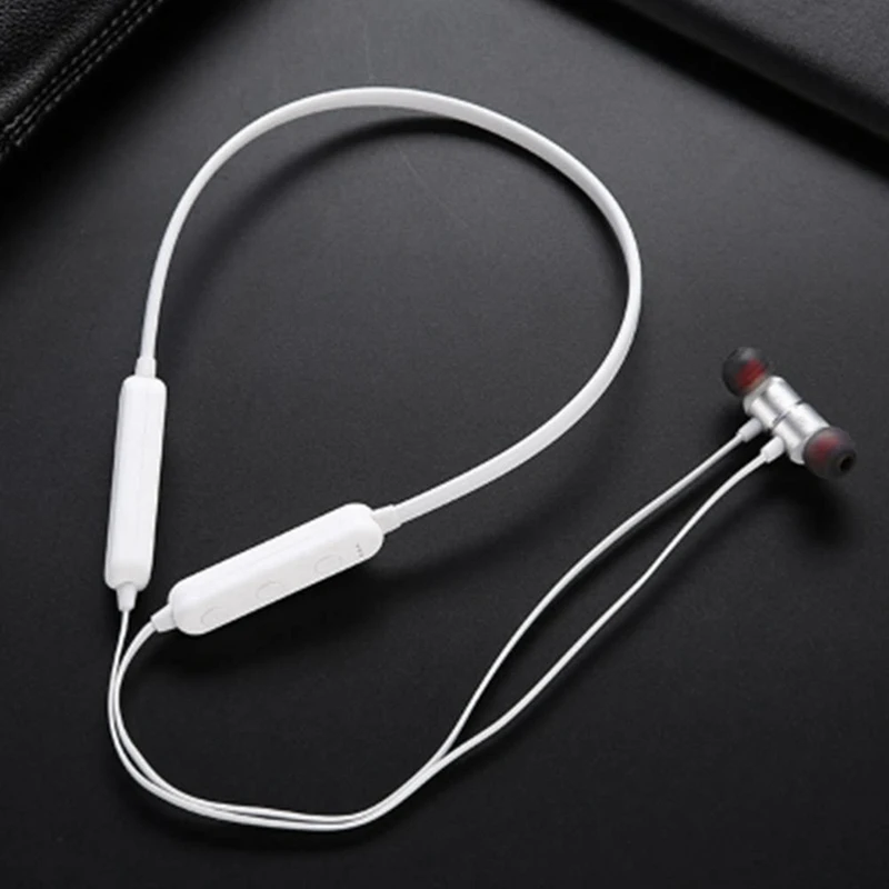 

W8 Bluetooth Headphones Stereo Wireless Headset, Bluetooth 4.2 Wireless Earbuds Sport in-Ear Earphones with Mic 5-8 Hrs Playba