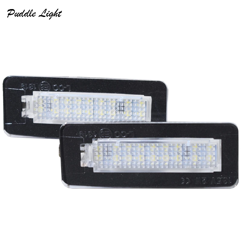 

2x 18smd led car styling Canbus No error code License Plate lamp For Smart W450 Fortwo Rear number plate light auto Accessory