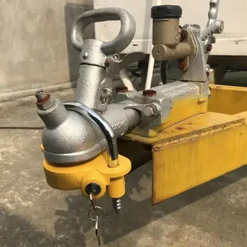 

Heavy Duty Hitch Lock Universal Boat Motorcycle Caravan Trailer Ball Coupler Lock Height Adjustable Motor Anti-Theft Lock