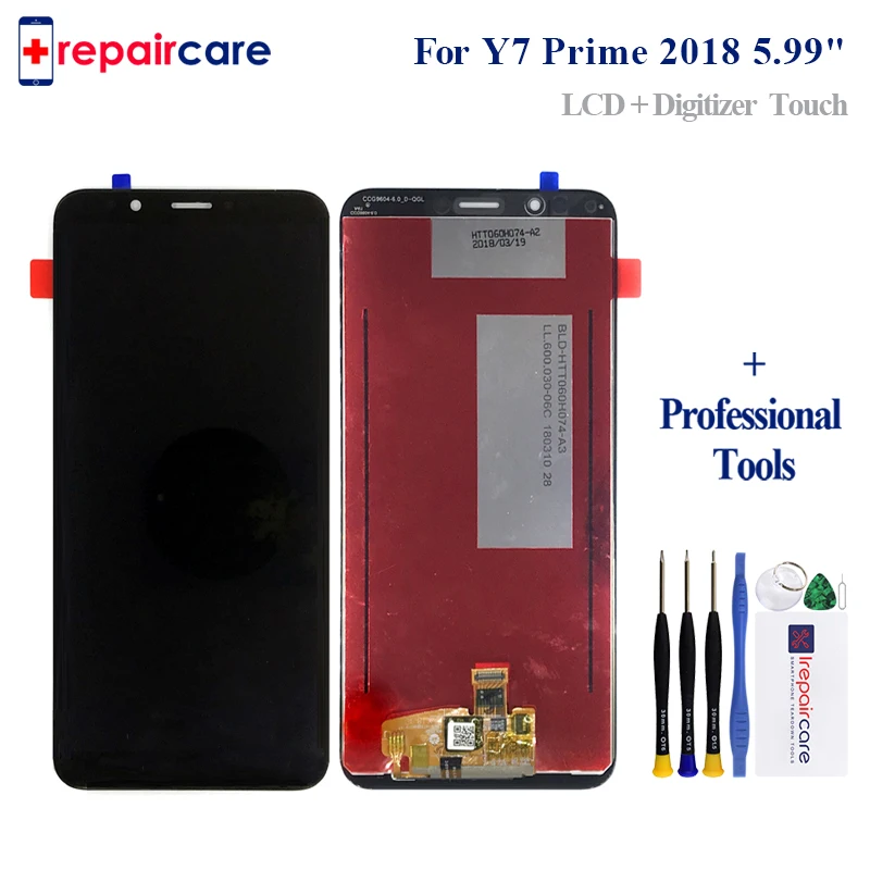 

5.99" For Huawei Honor 7C LCD Original Display Touch Screen Digitizer Assembly For Huawei Enjoy 8 lcd, For Y7 Prime 2018 display