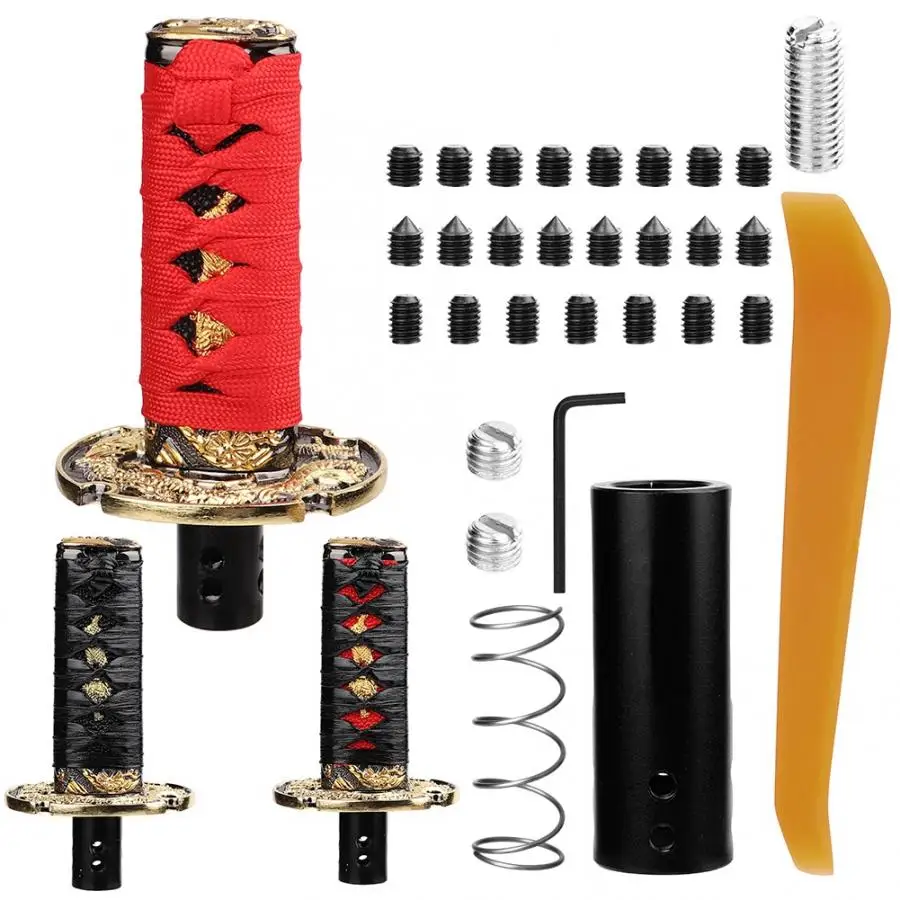 

Shifter Handle Car Samurai Sword Style Automatic Gear Shift Knob Shifter Lever 10CM Gear Knob Car Accessories