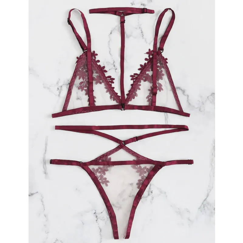 Кружевной бесшовный бюстгальтер без косточек комплект нижнего белья пуш ...