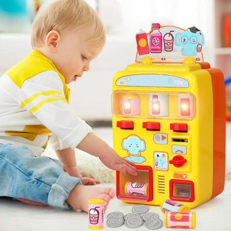 

Children Toy Vending Machine Simulation Shopping House Set Groceries Toys Educational Pretend Play Gifts