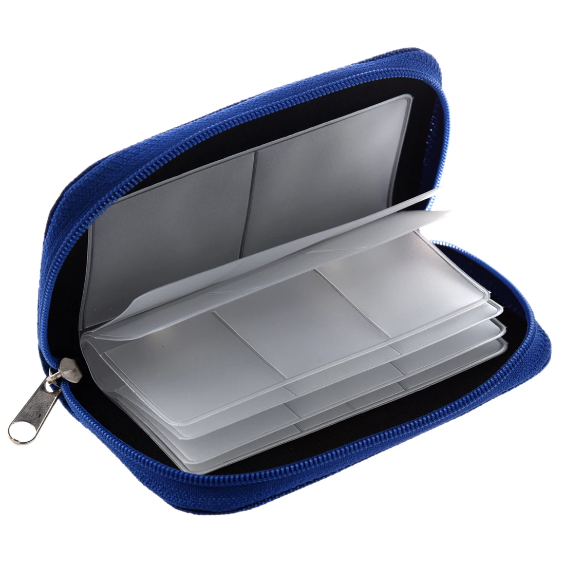 Чехол сумка для 22 карты памяти mini SD XD синий