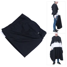 Накидка для стрижки волос, профессиональная, смотровое окно, водонепроницаемая, стрижка, Парикмахерская накидка, мантия, фартук для домашнего парикмахерского салона