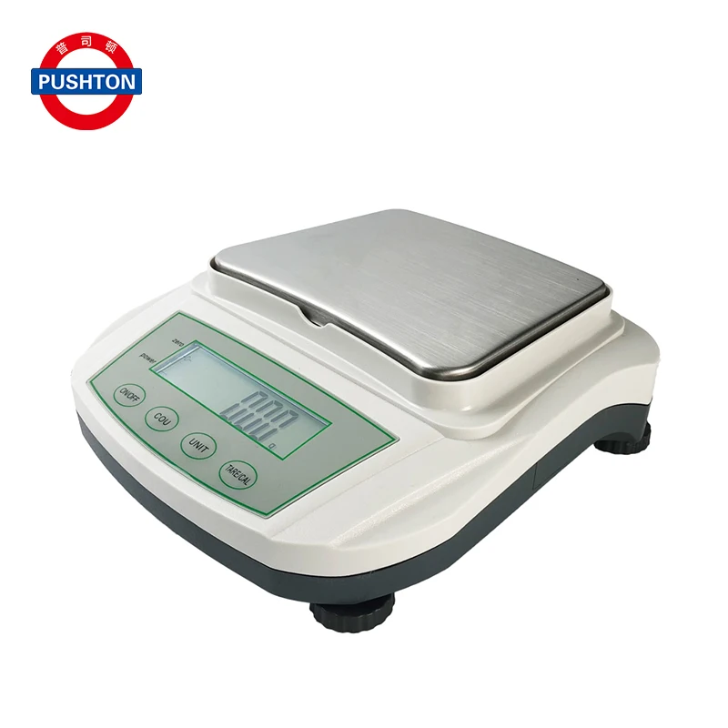 PUSHTON LCD LED 2000g 500g 0.01g 0.1g Electronic Lab Balance | Инструменты