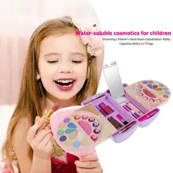 Наборы для макияжа сумка ролевые игры принцесса Косметика набор игрушек девочка украшения Детские игрушечный макияж набор игровой дом