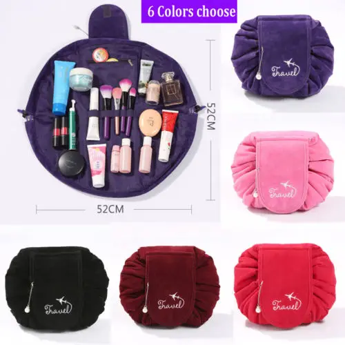 Amazon Com Tanto Lazy Makeup Bag Drawstring Cosmetic Bag Portable