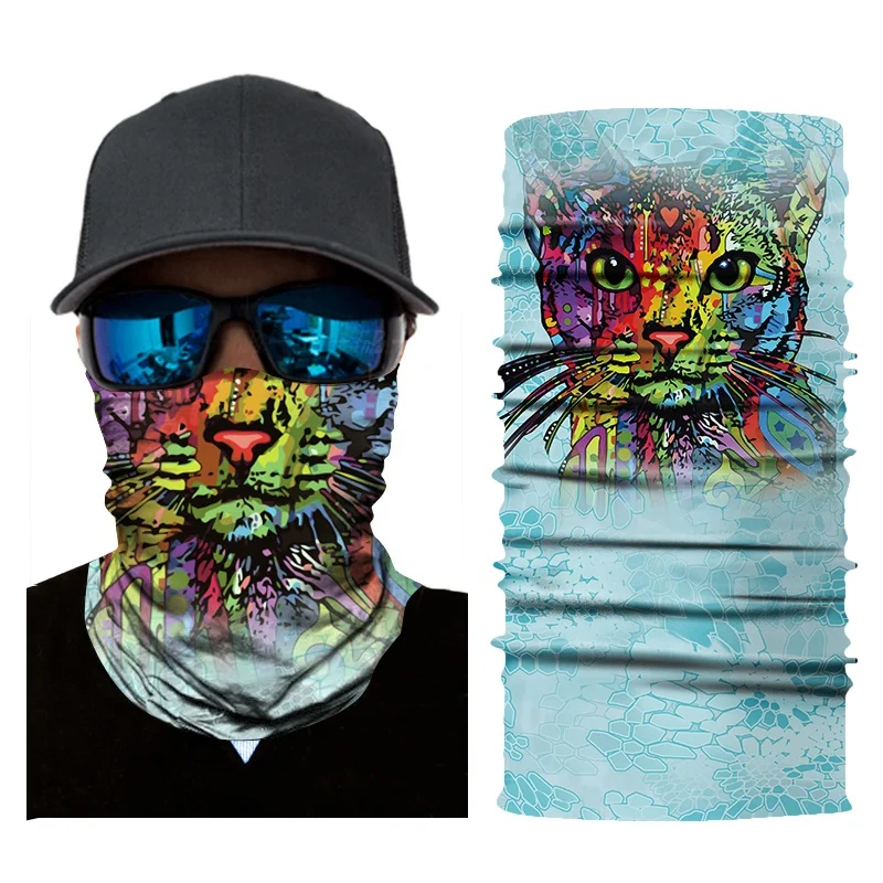 

3D magic towel digital printing sunscreen riding collar magic headscarf (AC098)