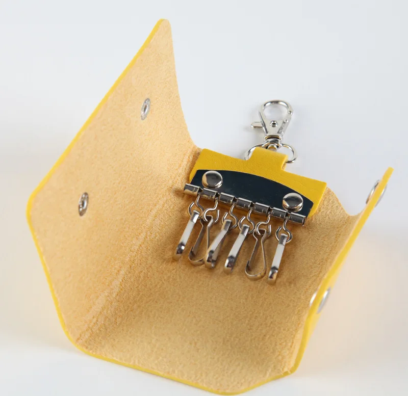 Из искусственной кожи ключницы автомобильный брелок держатель сумка чехол-Футляр для ключей на открытом воздухе