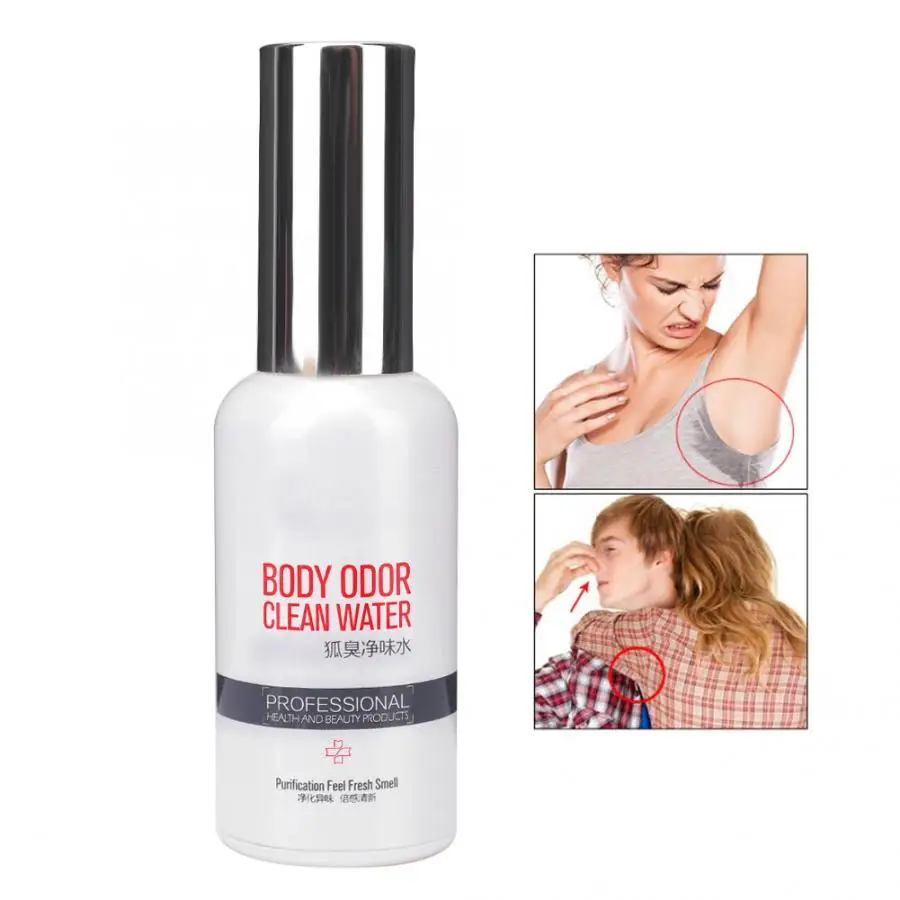 

50ml Spray Body Odor Remover Armpit Sweat Underarm Odor Removing Water Antiperspirants Perfume