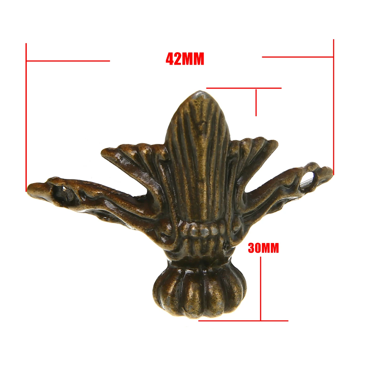 4pcs/set Antique Corner Protector Bronze Jewelry Box Wooden Case Decorative Furniture Feet Leg Corner Protector 4pcs/set Antique Corner Protector Bronze Jewelry Box Wooden Case Decorative Furniture Feet Leg Corner Protector