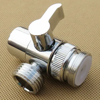 

Faucet Valve Diverter Adapter Kitchen Brass Faucet Splitter Diverter Home Bathroom Water Tap Sink Valve #06