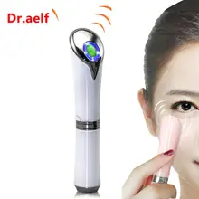 Dr. aelf электрическая ручка для глаз против морщин темные круги против отечности массажер натуральный нефрит массажное устройство
