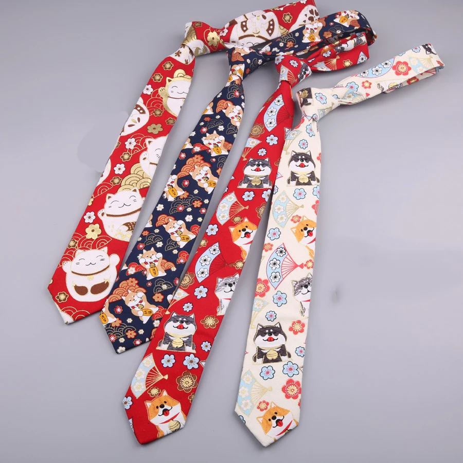 

Hot Stamping Tie Creative Fun Tide 7CM Tie Female Boys Tie Spot Fashion Personality Trend