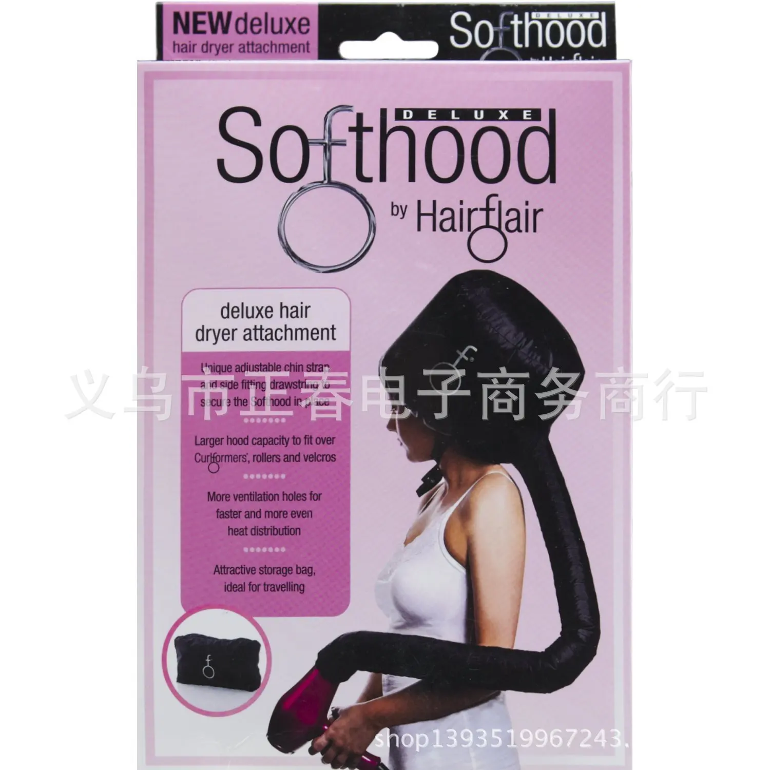 Professional Comfort Home Portable Salon hair dryer cap Hood Bonnet Attachment Silver Color Haircare Bonnet dryer attachment